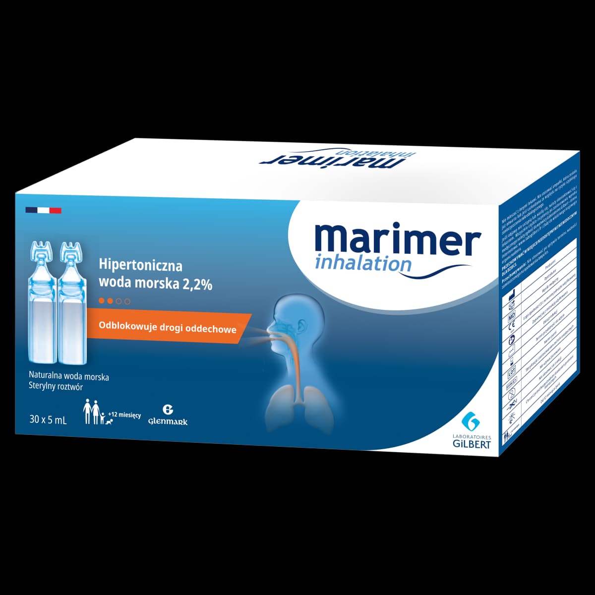 Marimer Inhalation hipertoniczna woda morska 2,2% (30 x 5 ml)