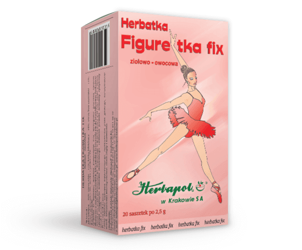 Figuretka Fix ziołowo-owocowa herbata 20 saszetek