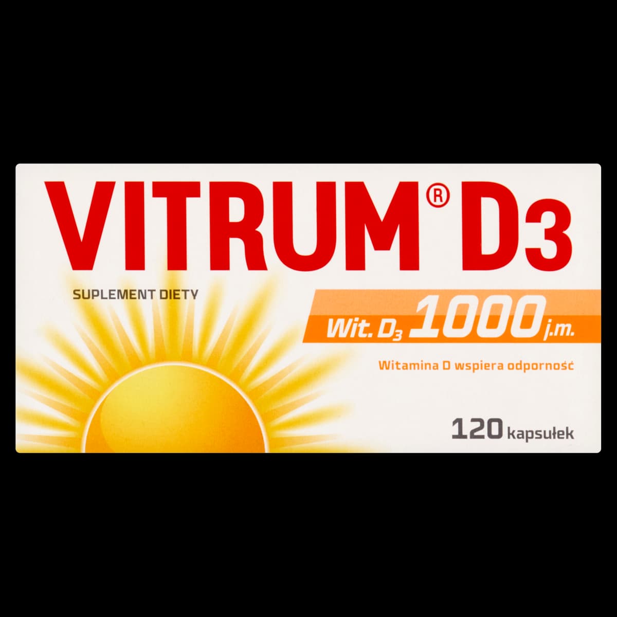 Vitrum D₃ 1000 j.m. 120 kapsułek