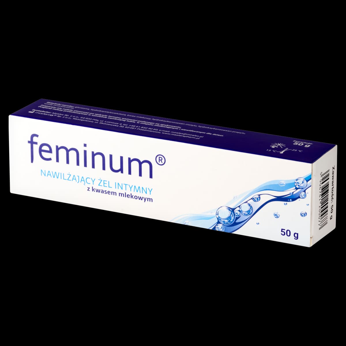 Feminum nawilżający żel intymny z kwasem mlekowym 50 g