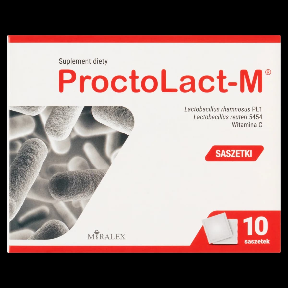 ProctoLact-M doustny probiotyk proktologiczny 10 saszetek