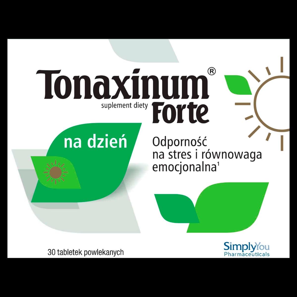 Tonaxinum Forte na dzień 30 tabletek powlekanych