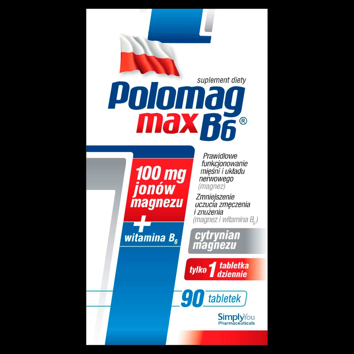 Polomag Max B6 90 tabletek