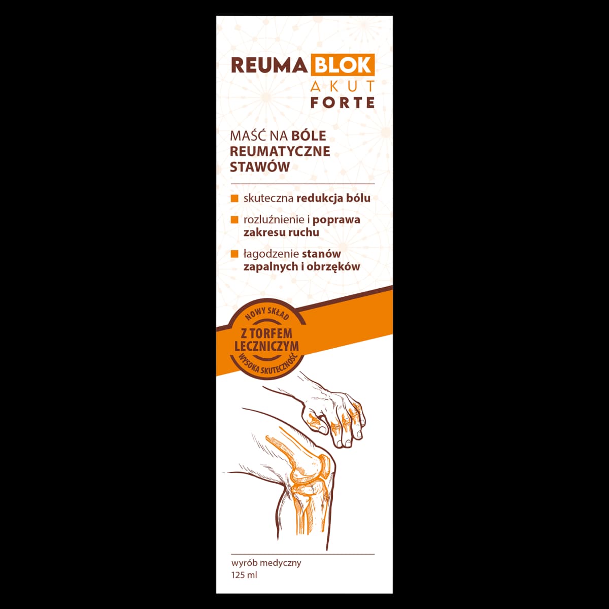 Reumablok Akut Forte maść na bóle reumatyczne stawów 125 ml