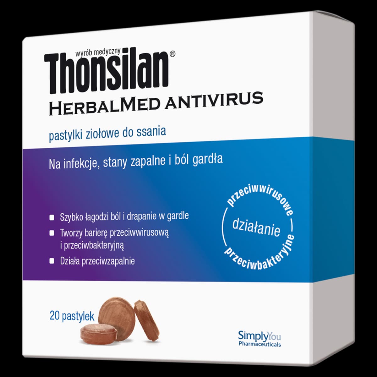 Thonsilan Herbalmed Antivirus 20 pastylek