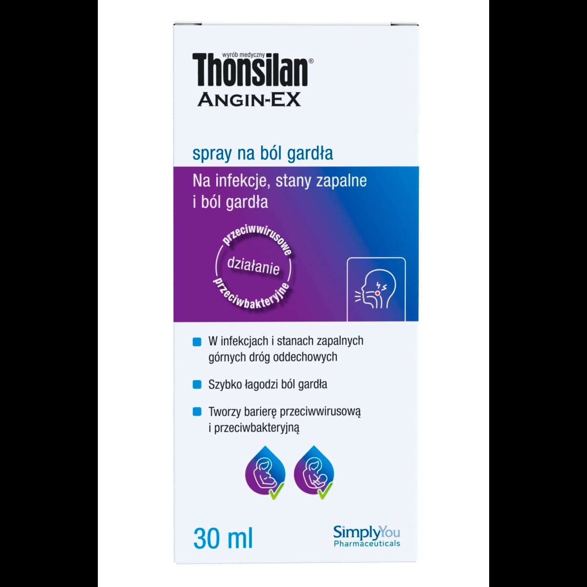 Thonsilan Angin-Ex spray na ból gardła 30 ml