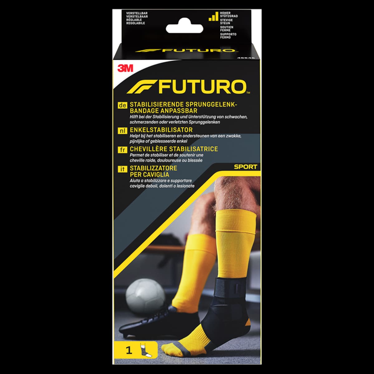 Futuro Stabilizator stawu skokowego sport regulowany 20.-25.4 cm