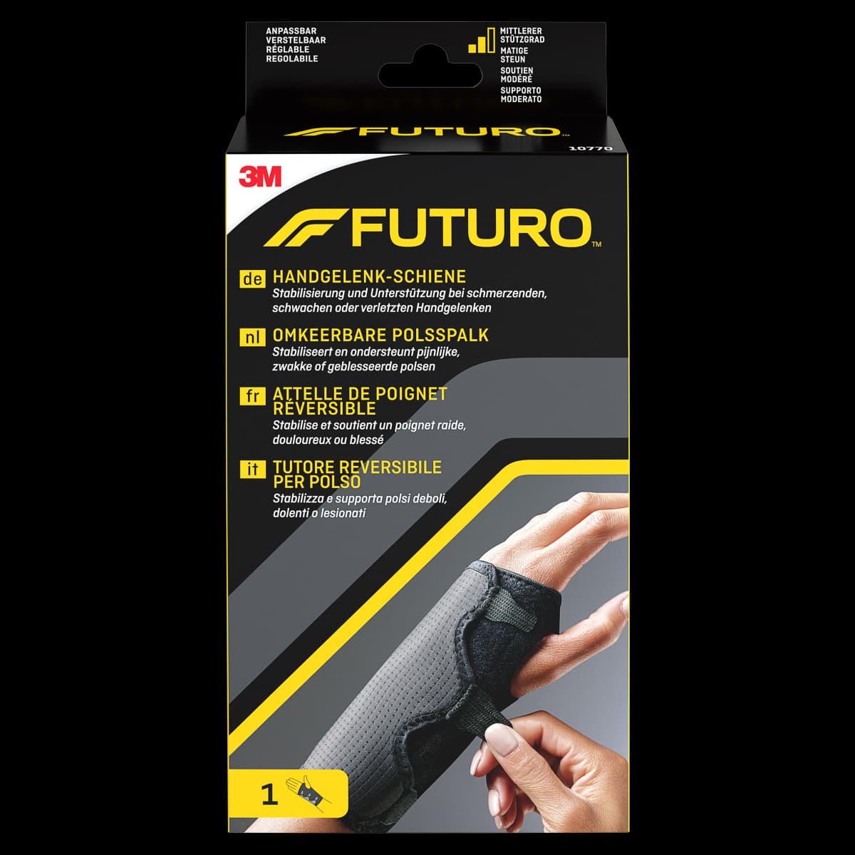 Futuro Regulowany dwustronny stabilizator nadgarstka z szyną 14,0-21,5 cm