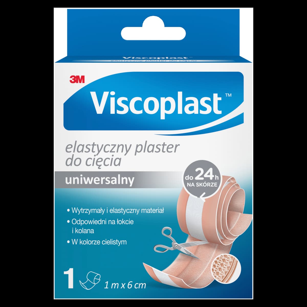 Viscoplast Elastyczny plaster do cięcia 1 m x 6 cm