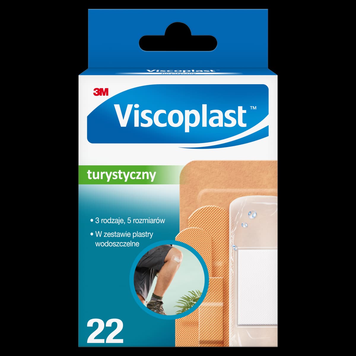 Viscoplast Turystyczny zestaw plastrów 22 sztuki