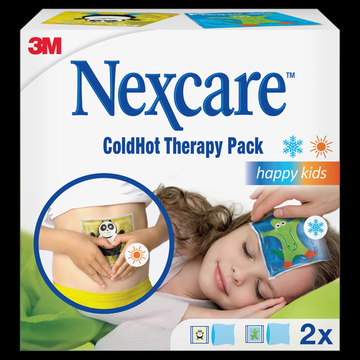 Nexcare ColdHot Therapy Pack Happy Kids Kompres 2 sztuki