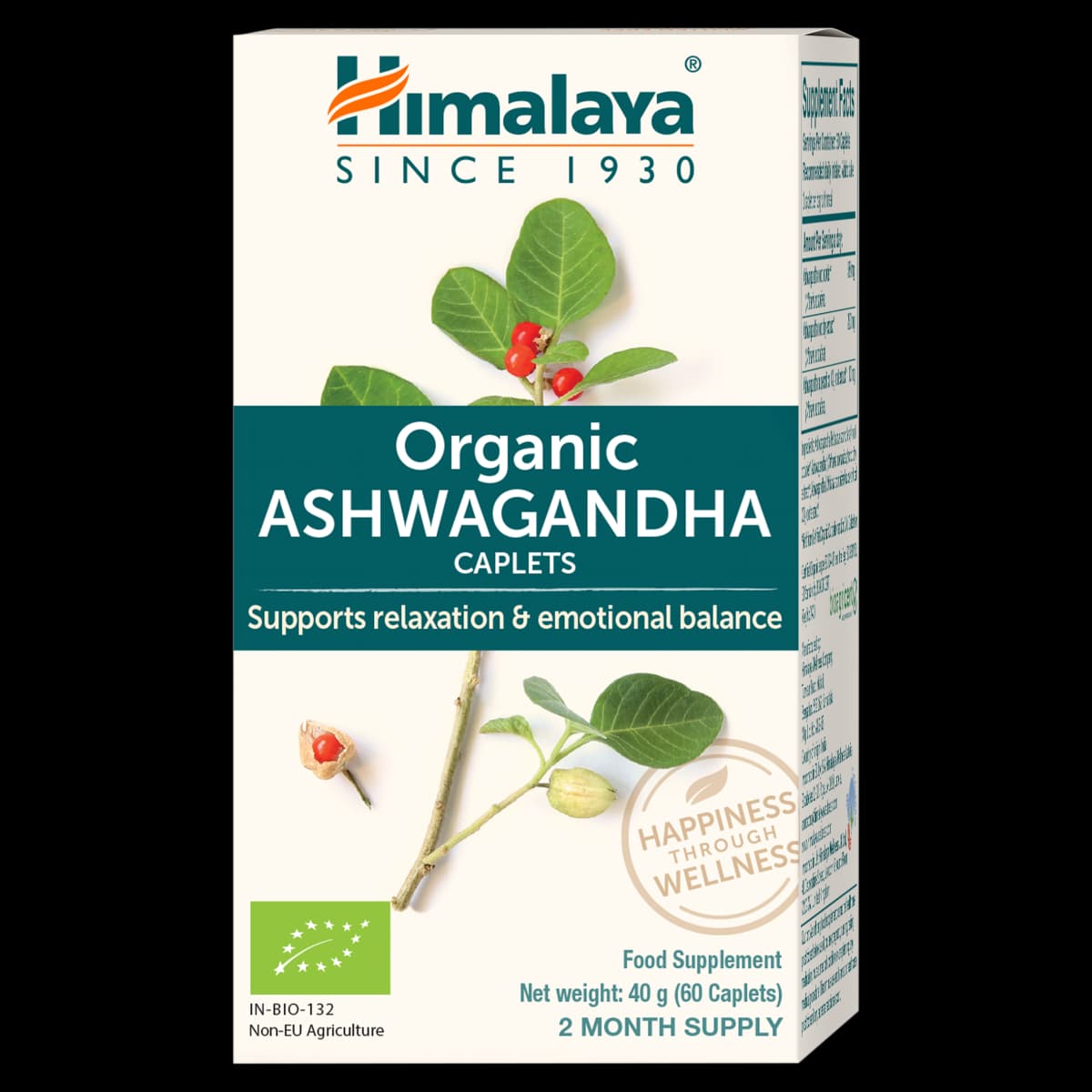 Himalaya Organic Ashwagandha 60 tabletek