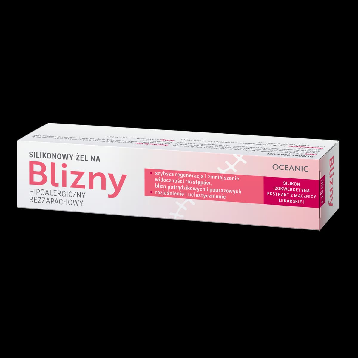 Blizny silikonowy żel na blizny i rozstępy - bezzapachowy, hipoalergiczny 30g