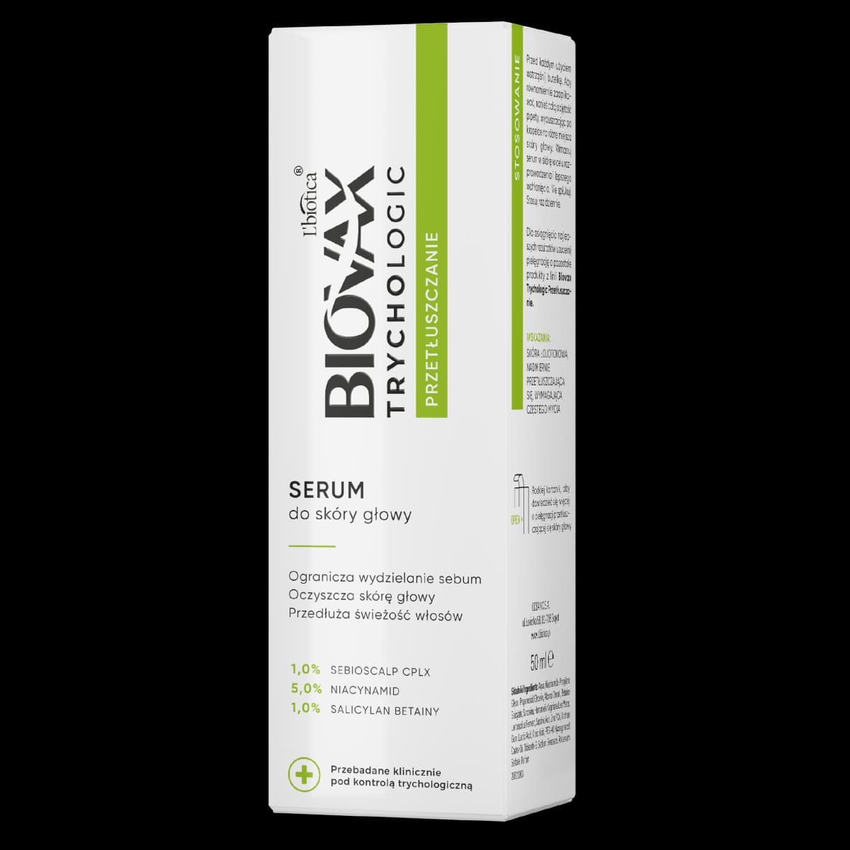 Biovax Trychologic serum do skóry głowy przetłuszczanie 50 ml
