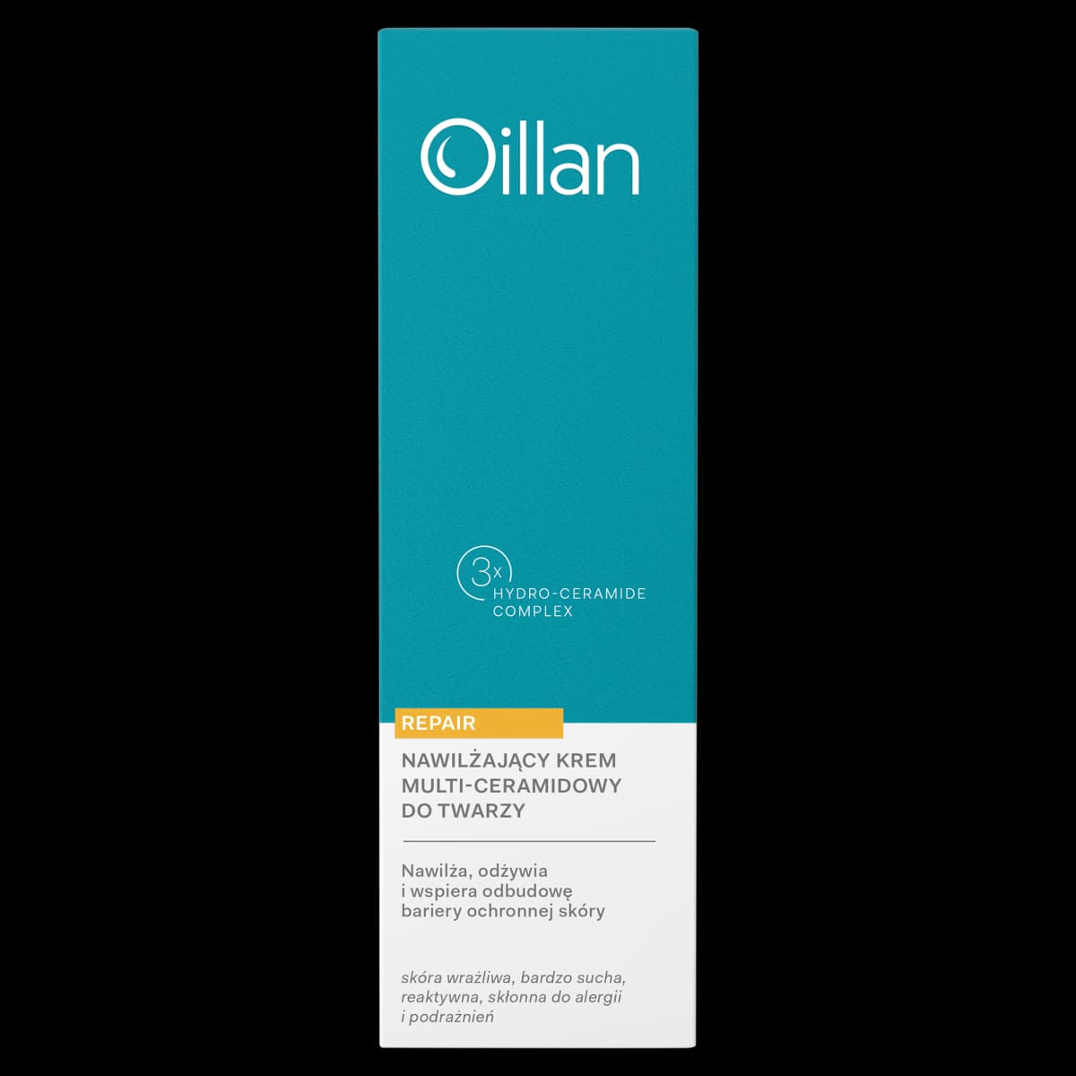 Oillan Repair Krem nawilżający multi-ceramidowy do twarzy dla skóry wrażliwej i bardzo suchej 50 ml