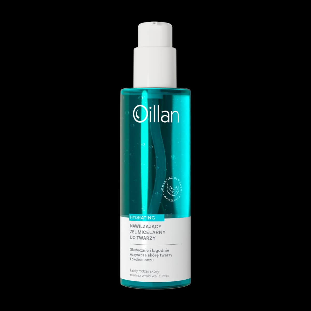 Oillan Hydrating Nawilżający żel micelarny do twarzy do skóry wrażliwej 200 ml