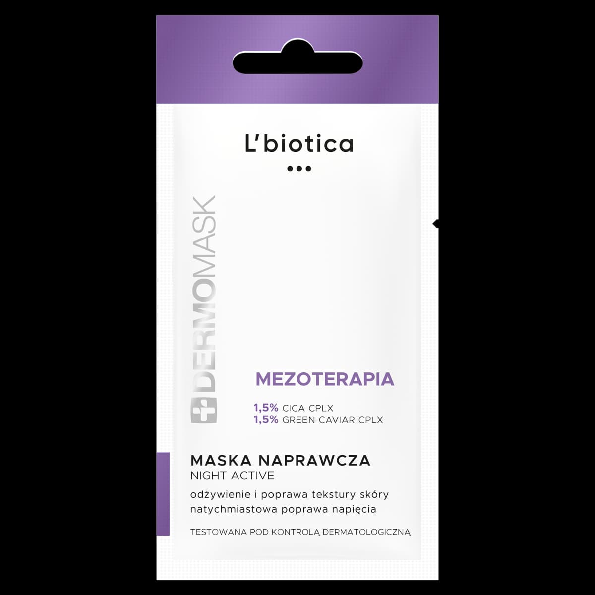 L'biotica Dermomask Maska naprawcza mezoterapia 12 ml