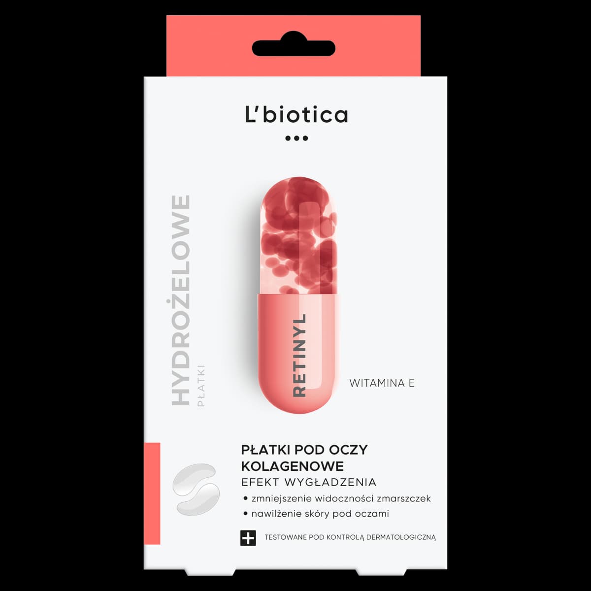 L'biotica Płatki pod oczy kolagenowe 3 x 2 sztuki