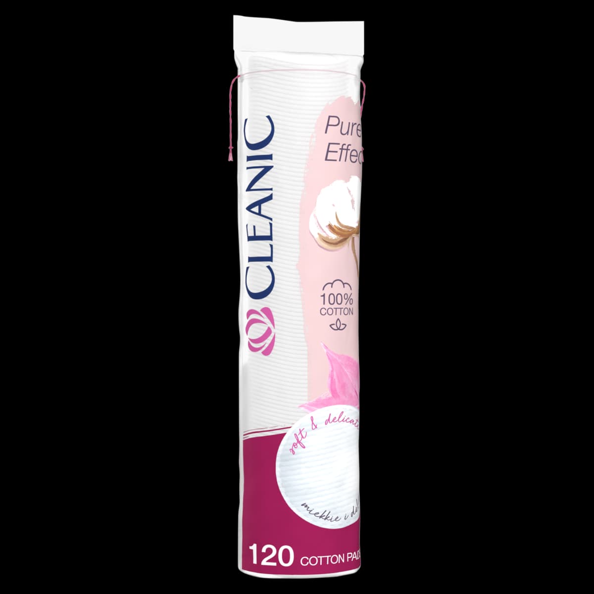Cleanic Pure Effect Płatki kosmetyczne 120 sztuk