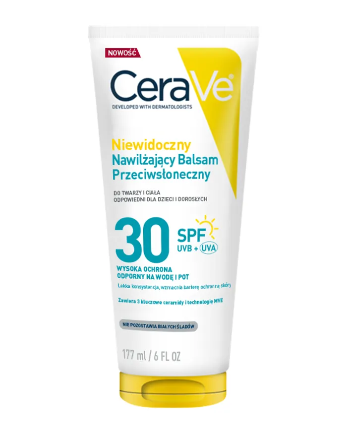 CeraVe Balsam przeciwsłoneczny niewidoczny nawilżający SPF 30 177 ml