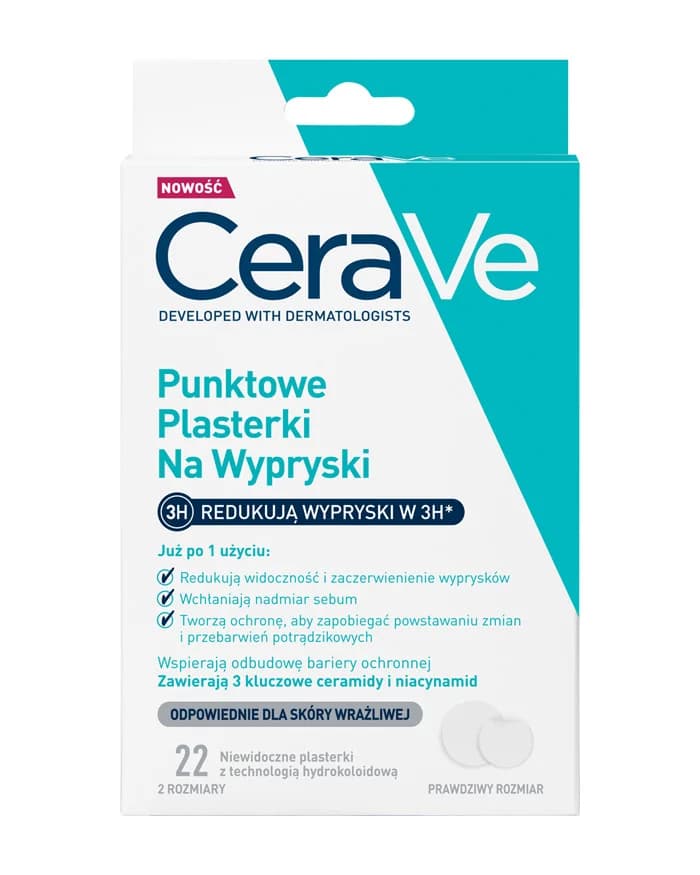 CeraVe Plasterki na wypryski punktowe 22 szt.