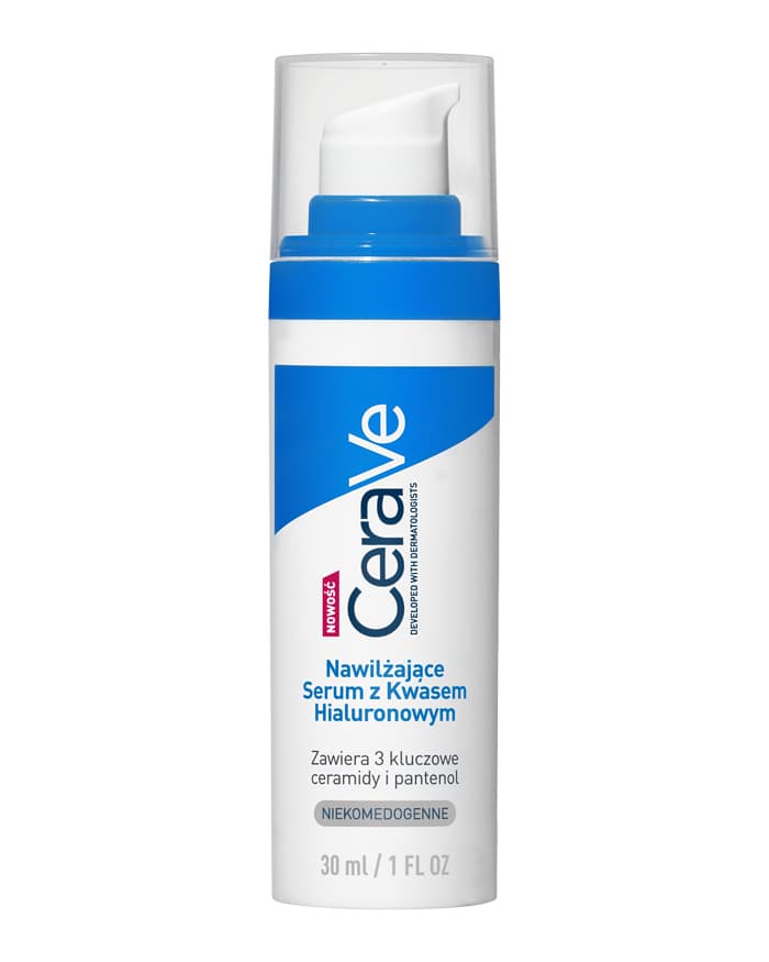 CeraVe Serum nawilżające do cery normalnej, suchej i wrażliwej z kwasem hialuronowym 30 ml