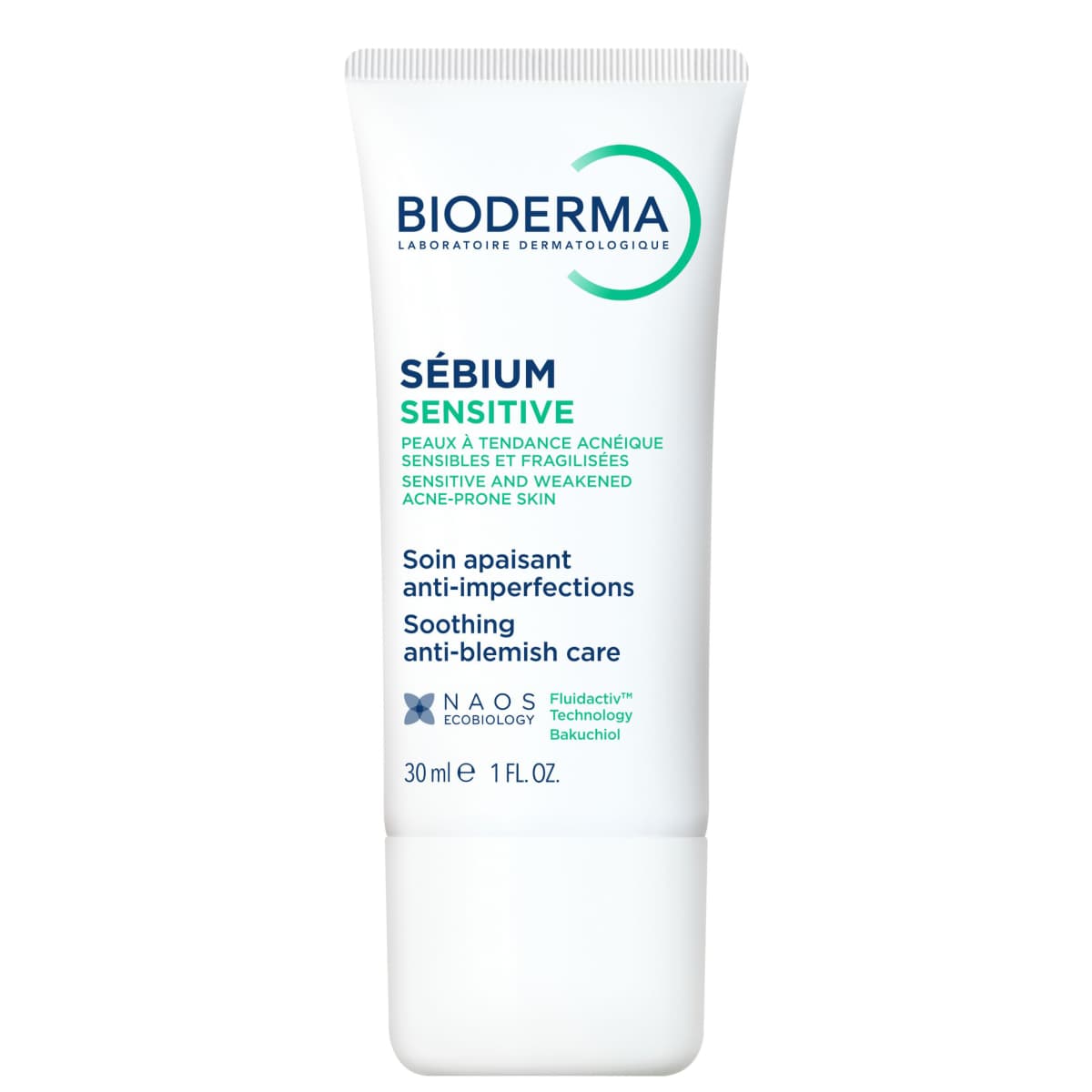 Bioderma Sébium Sensitive Łagodzący krem wspomagający leczenie trądziku 30 ml