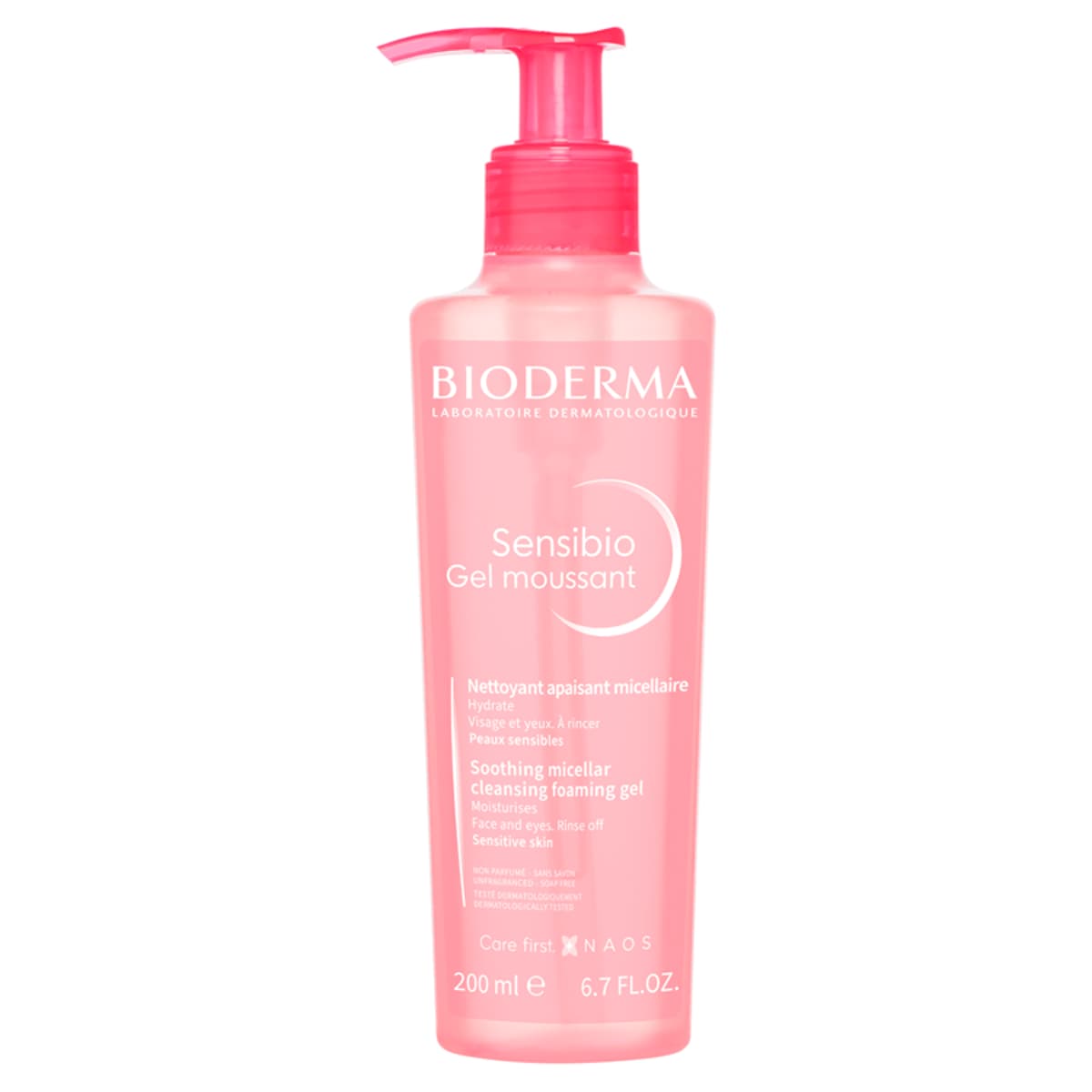 Bioderma Sensibio Gel Moussant Kojąco-łagodzący żel do mycia twarzy dla skóry wrażliwej 200 ml
