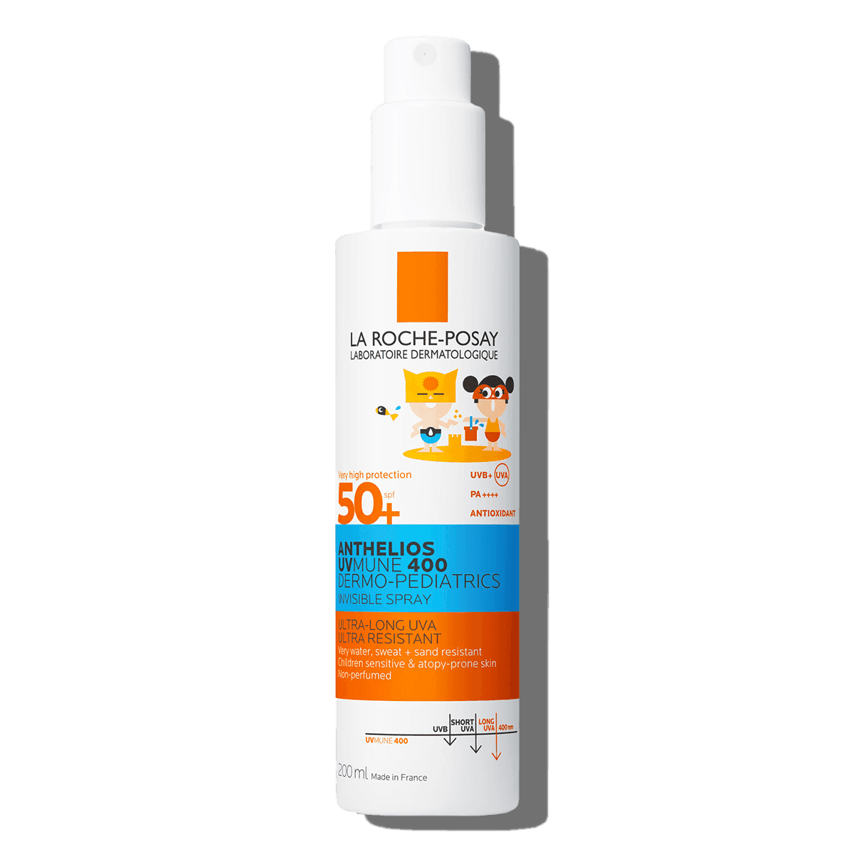 La Roche-Posay Anthelios UVMUNE 400 Dermo-Pediatrics Spray niewidoczny SPF 50+ 200 ml