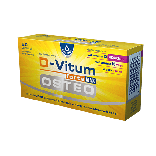 D-Vitum Forte Max Osteo 60 tabletek