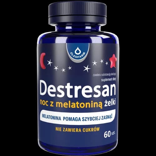 Destresan Noc Z Melatoniną żelki 60 szt.