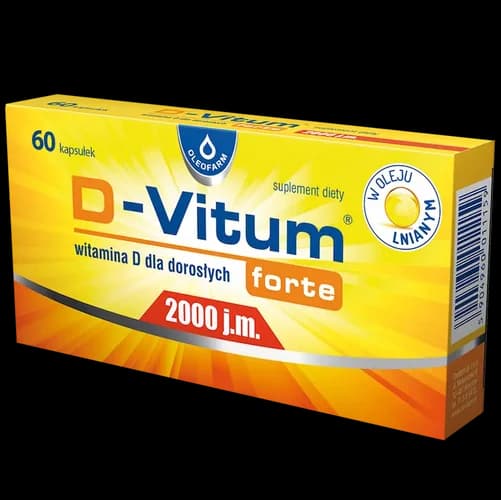 D-Vitum Forte 2000 j.m. 60 kapsułek