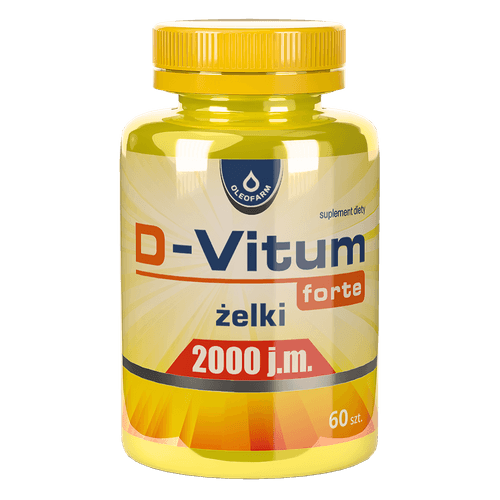 D-Vitum Forte 2000 j.m. żelki 60 sztuk