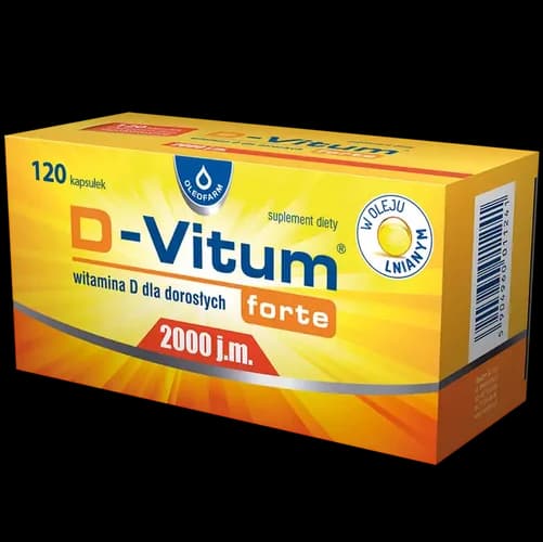 D-Vitum Forte 2000 j.m. 120 kapsułek