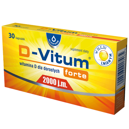 D-Vitum forte 2000 j.m. 30 kapsułek