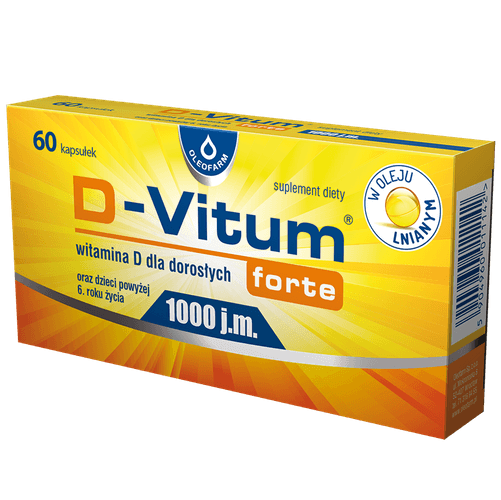D-Vitum Forte 1000 j.m. 60 kapsułek