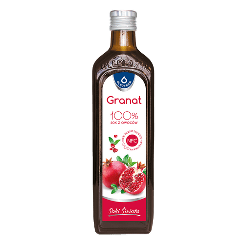 Granvital 100% Sok z owoców granatu 490 ml