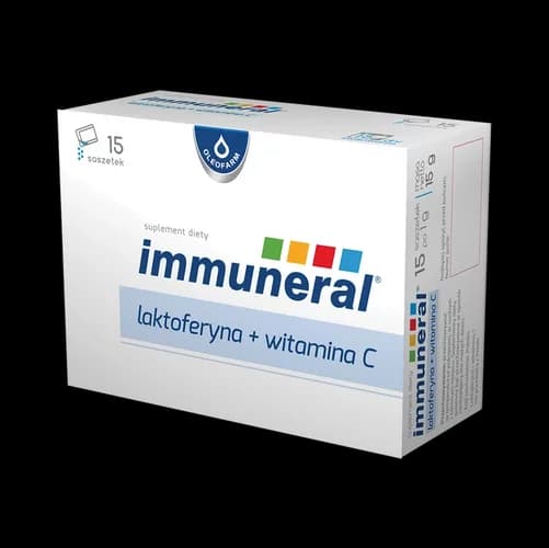 Immuneral Laktoferyna + witamina C proszek do rozpuszczenia 15 saszetek