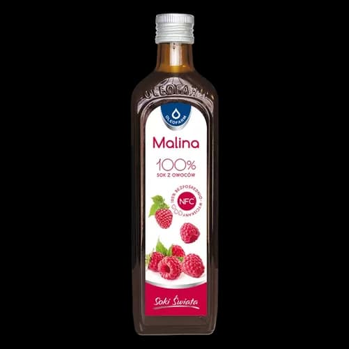 MalinaVital 100% Sok z malin 490 ml