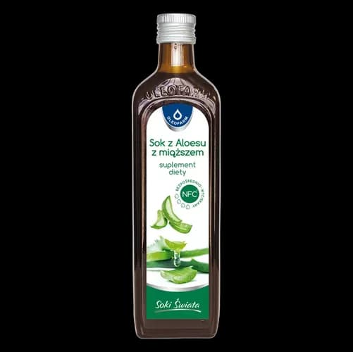 Sok z aloesu z miąższem 500 ml