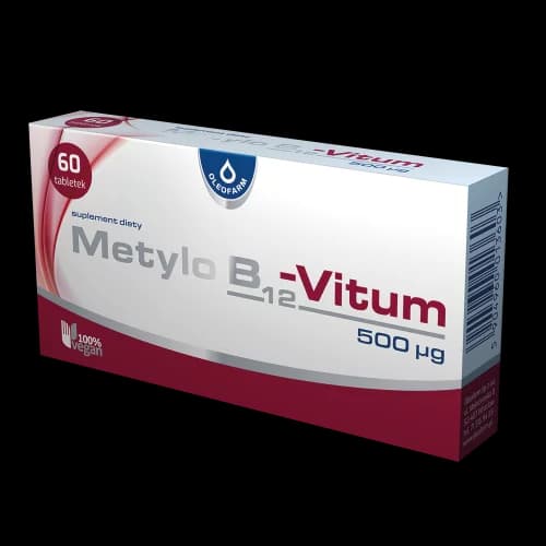 Metylo B12-Vitum 500 mcg 60 tabletek