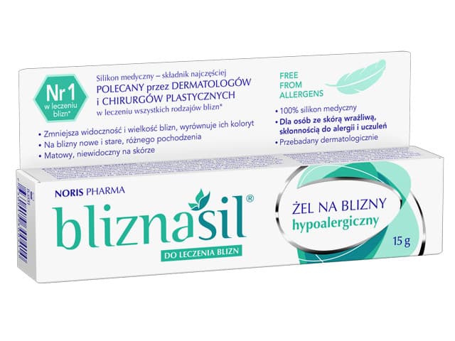Bliznasil żel na blizny hypoalergiczny 15 g