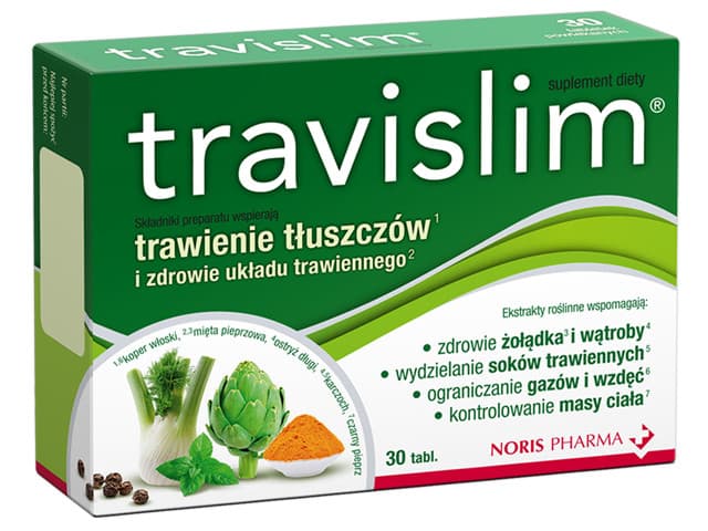 Travislim 30 tabletek powlekanych