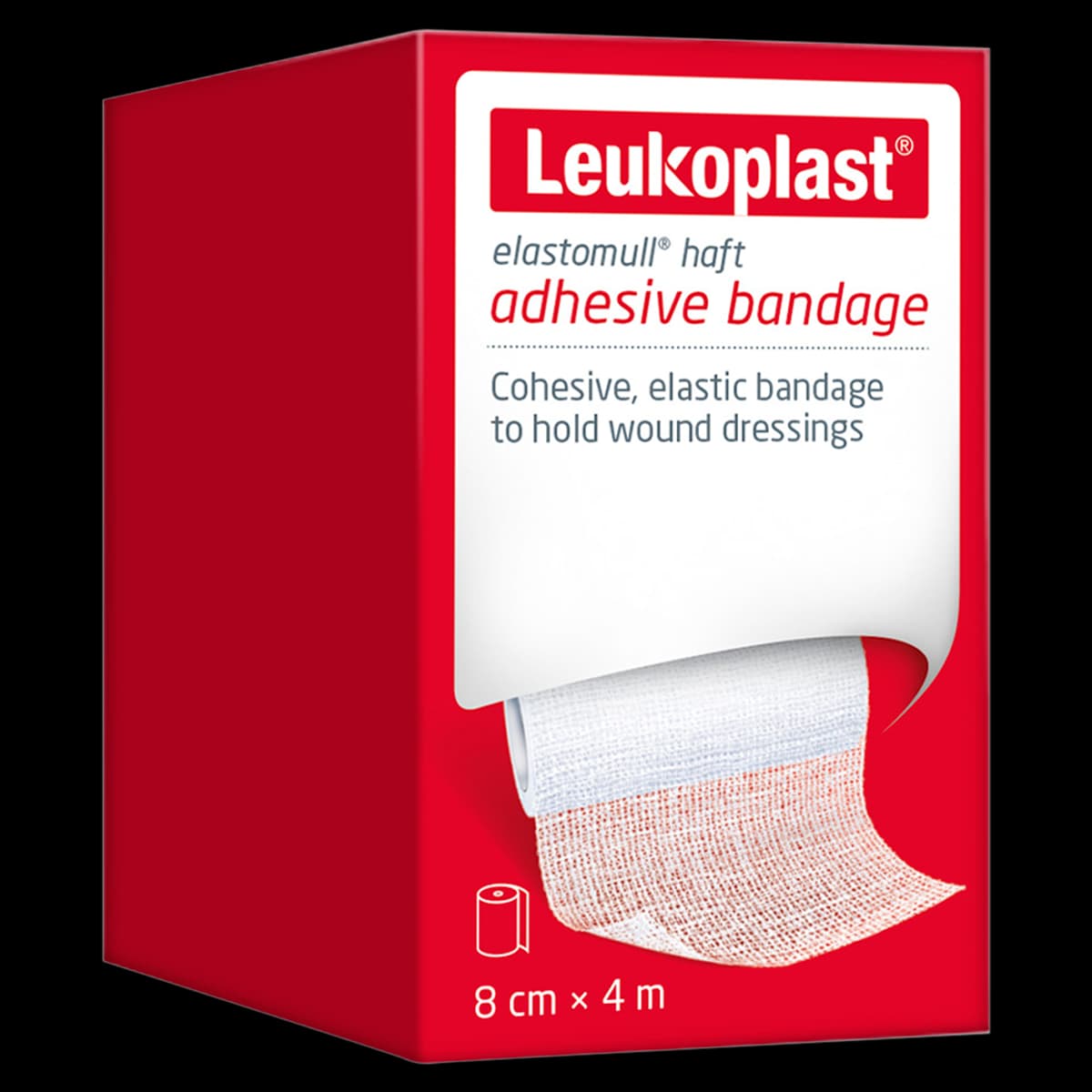 Leukoplast Elastomull Haft elastyczny bandaż do przytrzymywania opatrunków 8 cm x 4 m