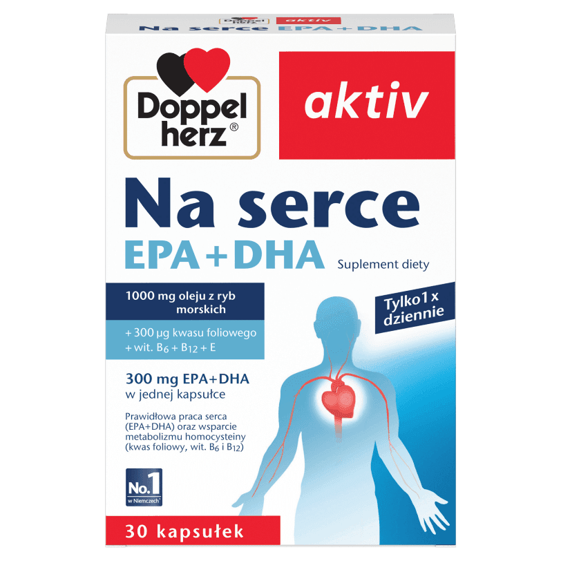 Doppelherz Aktiv Na Serce EPA + DHA 30 kapsułek