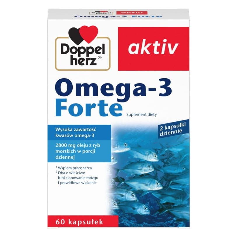 Doppelherz Aktiv Omega 3 Forte 60 kapsułek