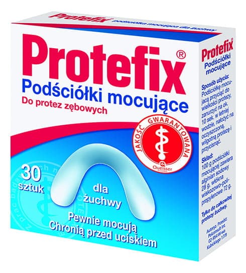 Protefix Podściółki mocujące do żuchwy 30 szt.