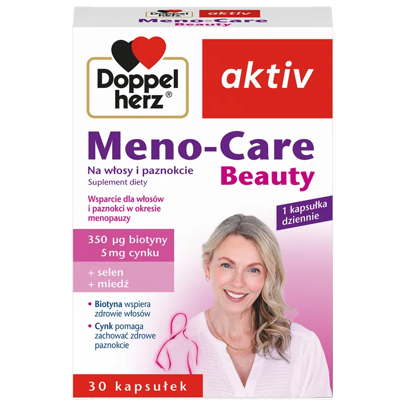 Doppelherz Aktiv Meno-Care Beauty na włosy i paznokcie 30 kapsułek