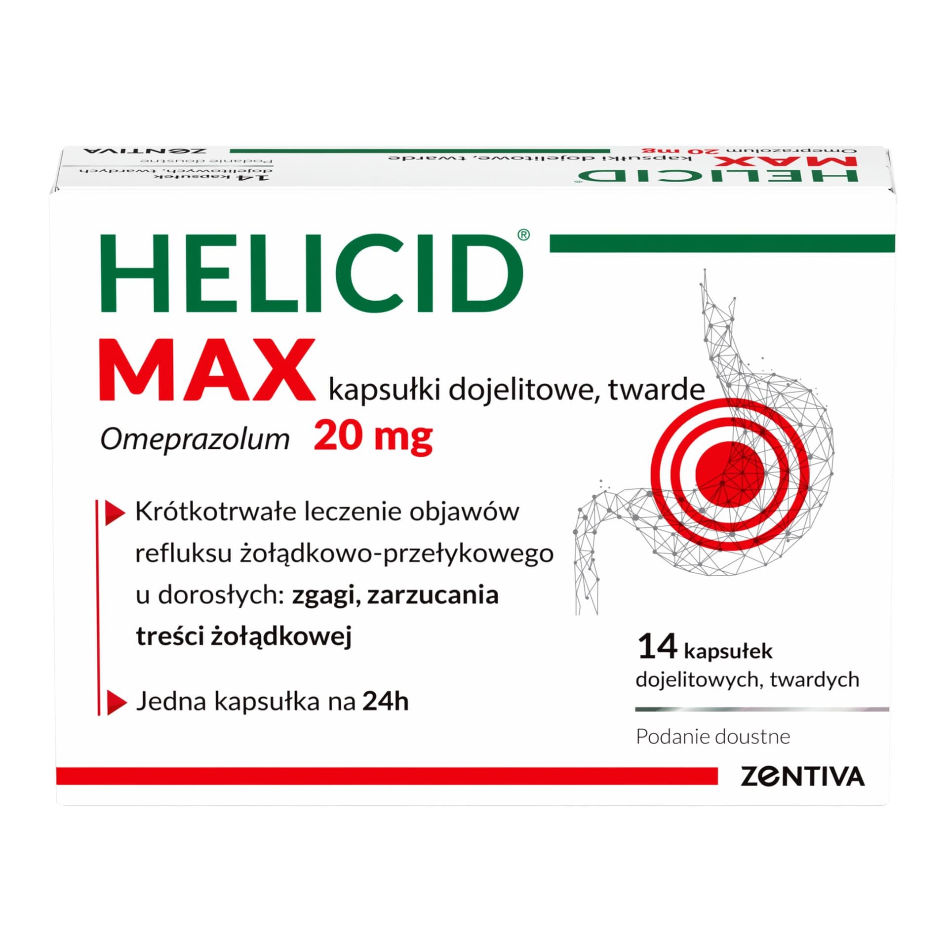 Helicid Max 14 kapsułek
