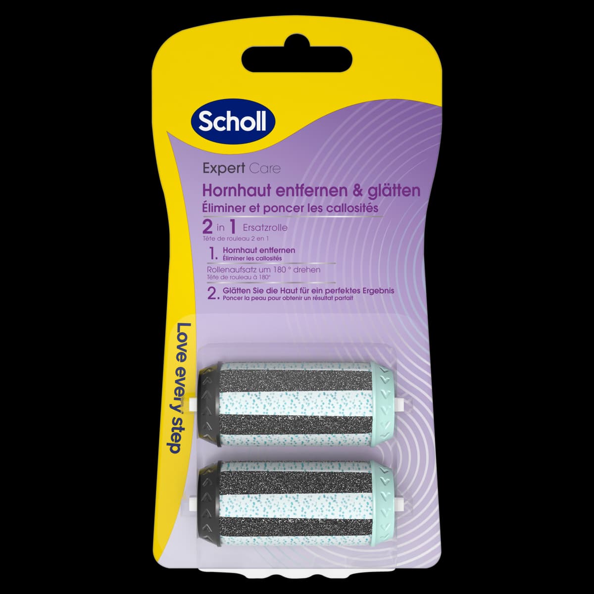 Scholl Expert Care File & Smooth Głowice obrotowe 2w1 2 sztuki